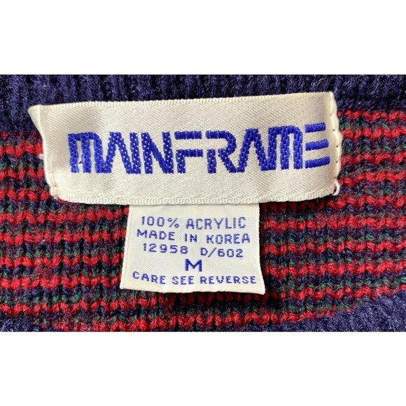 Main Frame Womens 100% Acrylic Oversized Christmas Chunky Sweater Size Medium - Picture 3 of 3